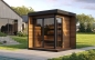 Preview: Moderne Gartensauna Thermoholz